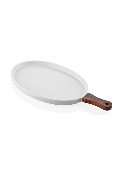 The Mia Woody Porselen Servis 40x20 Cm
