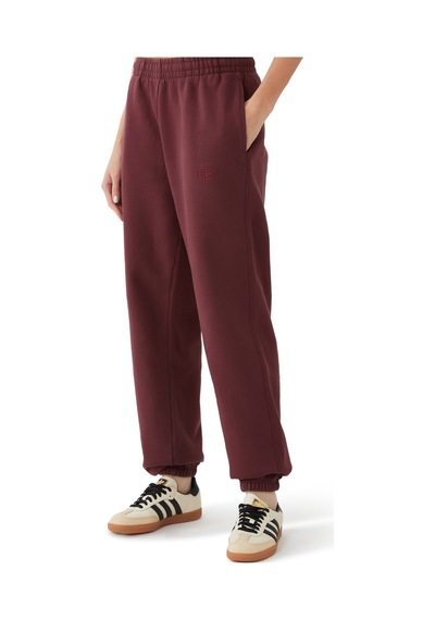 Anine Bing Kadın Jogger Pantolon Burgundy