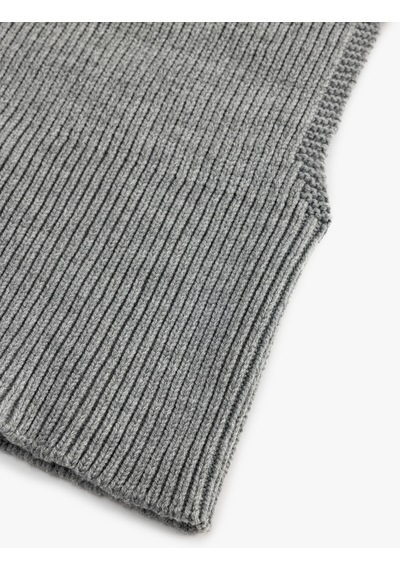 Koton Basic Balaklava Kar Maskesi Gri 5wam50099aa Gri