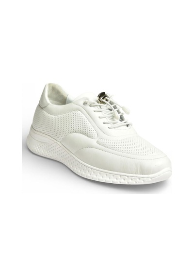 Fox Shoes Y999255803 Beyaz Hakiki Deri Kadın Spor Ayakkabı Sneakers Beyaz
