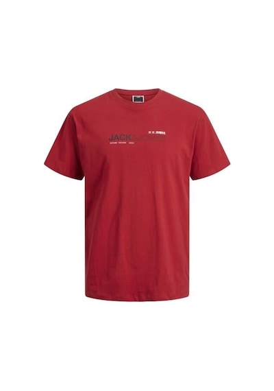 Jack & Jones T-shırt Male Knıt Co100 Chili Pepper Çok Renkli