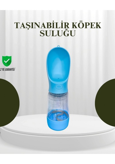 Gıda Sınıfı Malzemeli Evcil Hayvan Su Şişesi Bpa İçermez Tek Tuş Kontrol