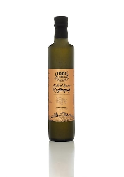1001 Çiftliği Natural Sızma Soğuk Sıkım Zeytinyağı 500ml