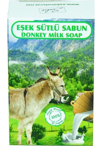 Saba Kostiksiz Katı Eşek Sütü Sabunu 125 G