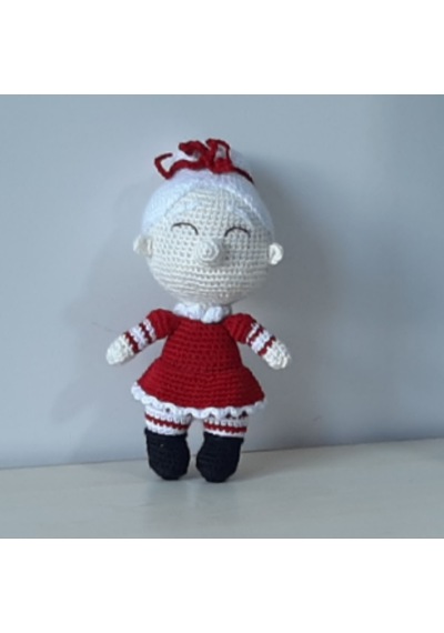 Amigurumi Örgü Oyuncak Yılbaşı Noel Anne