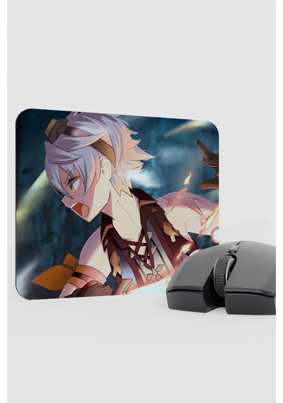 Bennett Genshin Impact Anime Gacha V5 - 22x18 Gaming Mouse Pad Fare Altlığı