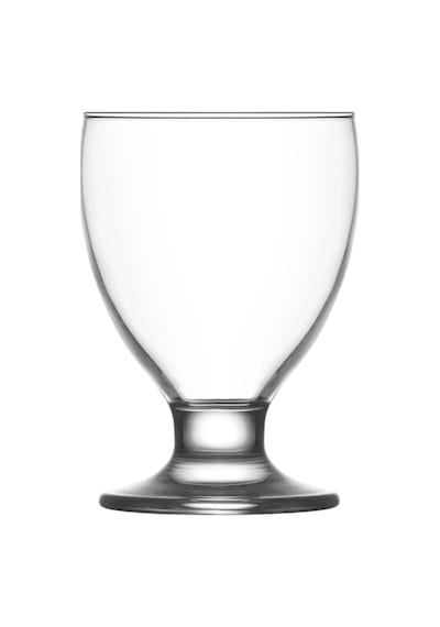 Lav Alara Cam Meşrubat Bardağı 6'lı 290 ml Tablalı (Tatlı Servisi , Dondurmalık , Su Bardağı )