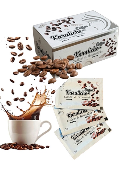Karaliche Coffee Caffein And Bromelain 30 Şase - Karaliche Kahve Diğer