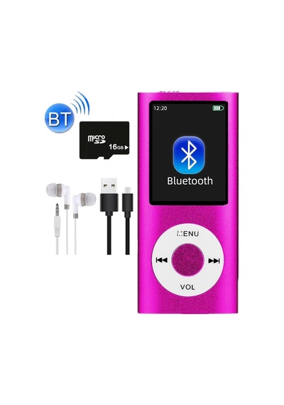 5007mp 16gb Tf Kart  Metal Mp3 Player Renli Ekranlı Fm Radyolu Bluetoth Lu Hafıza Kartı Girişli Müzik Çalar 16gb