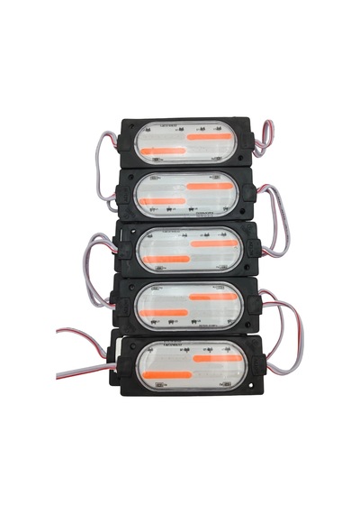 12 Volt Cob Ledli Animasyonlu Kırmızı - Mavi Çakar Modül 5 Adet