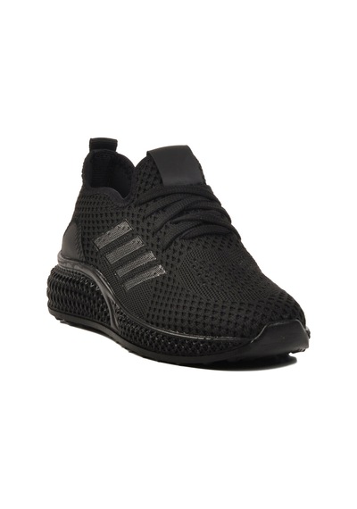Siyah Hafif Triko Unisex Spor Ayakkabı Veneto G Siyah