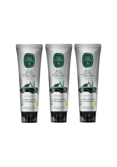 Eyüp Sabri Tuncer Doğal Bambu Aktif Karbonlu Diş Macunu 3 x 90 ML