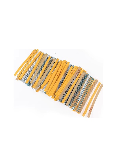 Kutulu 600 Parça Direnç Seti 10ohm / 1mohm 30 Farklı Tip 20şer Adet Metal Film Dip Direnç