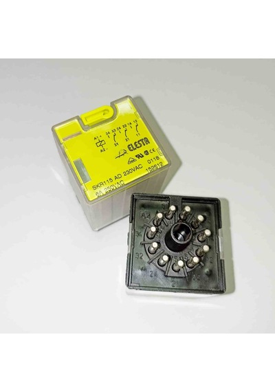 Skr115ad 230vac 6a 3c 11pın Elesta Güç Röle 2 Adet