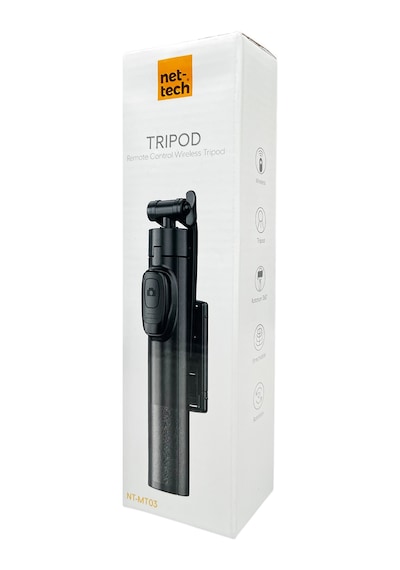 Nettech Nt-mt03 Uzaktan Kumandalı Wireless Telefon Tripod Standı Siyah