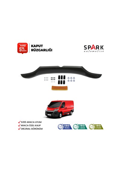 Citroen Jumper 2014-2023 Yılı Uyumlu Kaput Rüzgarlığı 4mm