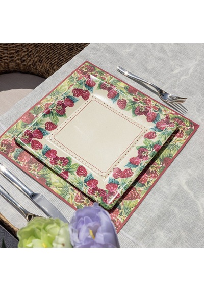 Mix&match Kağıt Tabak 26x26 Cm 12'li Paket Beyaz