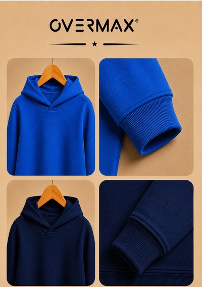 Overmax Çocuk 2 Li Sweatshirt Takımı 3-12 Yaş Saks Mavi-lacivert - 917353073 Saks Mavi-lacivert