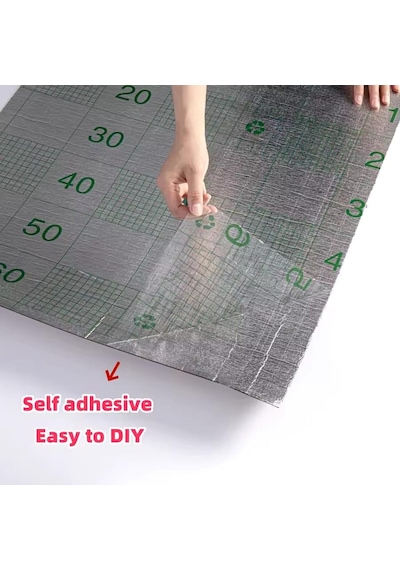 60cm X 280cm 1 Adet Kendinden Yapışkanlı Koyu Kahverengi Lambiri Desenli Duvar Paneli Kağıdı Gs8005
