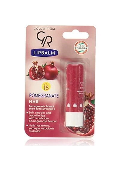Lip Balm No: 08 Pomegranate Spf 15 - Nar Aromalı Dudak Nemlendiricisi