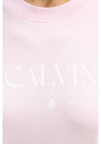 Calvin Klein Bayan T Shirt Lv047e813g Tn9 Pembe Pembe