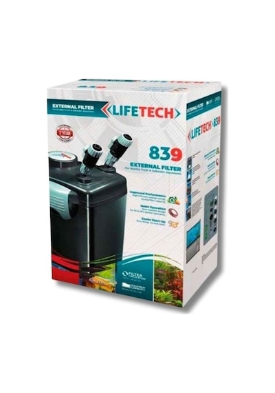 Lifetech 839 Akvaryum Dış Filtre 1500 L/h - Güçlü Ve Profesyonel Filtrasyon