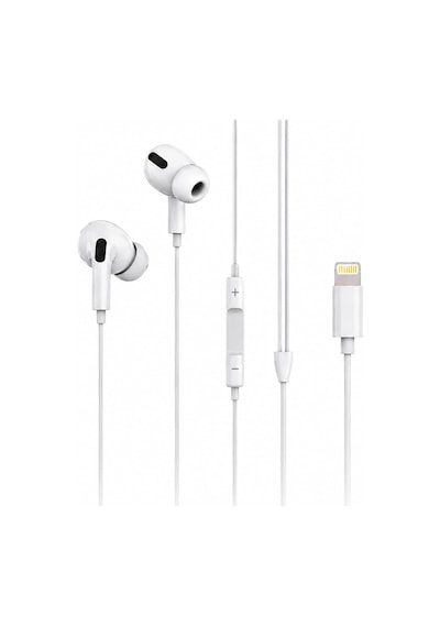 Hp-tk02 Titan Series İos Lightning Bluetooth Kablolu Kulak İçi Kulaklık - Yüksek Kaliteli Stereo Ses Mikrofonlu Ve Ergonomik Tasarımlı 1.2m İphone Uyumlu Kulaklık