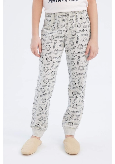 DeFacto Kız Çocuk Garfield Pijama Takımı Kısa Kollu Üst Beli Lastikli Uzun Alt E2223A825SMPN447 Pembe DeFacto Kız Çocuk Garfield Pijama Takımı Kısa Kollu Üst Beli Lastikli Uzun Alt E2223A825SMPN447 Pembe