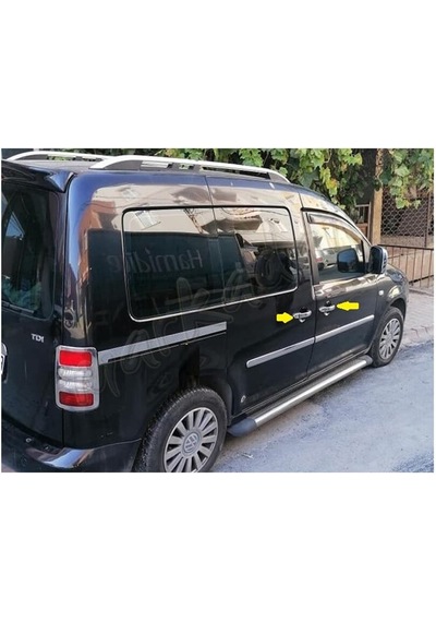 Woc Chrome Vw Caddy Krom Kapı Kolu 2004-2014 4 Kapı Paslanmaz  Çel