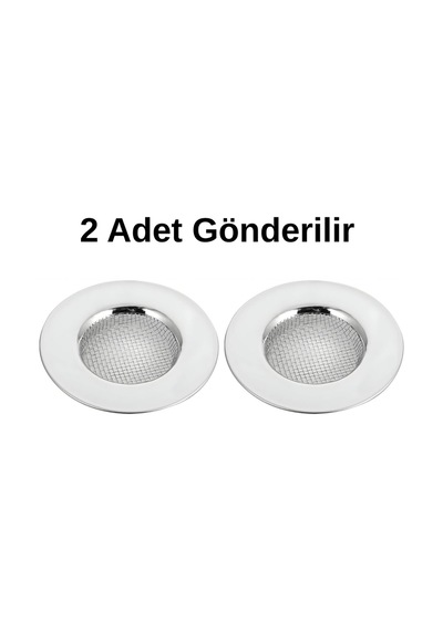 2 Adet, 7,5 Cm Lavabo Süzgeci, Paslanmaz Çelik Evye Süzgeci Metal Diğer