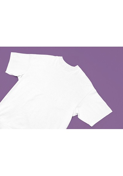 Sevbano Unisex Oversize Baskısız Basic Tişört Beyaz