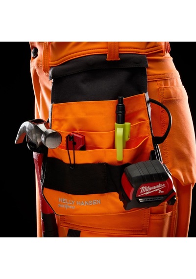 Hh Connect Hi Vis Carpenter Pocket - Orange/ebon - Std