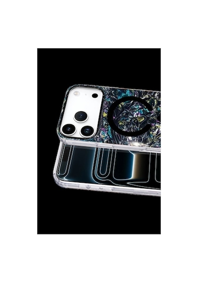 Onegif Apple iPhone Uyumlu 17 Pro Max Mila Dalgalı Magsafe Kapak - Lacivert Düz Renkli