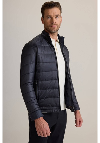 Ysf Erkek Lacivert Slim Fit Kaban