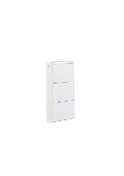 Arpelia Metal Ayakkabılık 3 Lü Beyaz