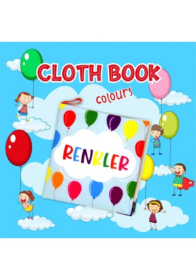 Tox Renkler Kumaş Sessiz Kitap T135 - Bez Kitap , Eğitici Oyuncak , Yumuşak Ve Hışırtılı