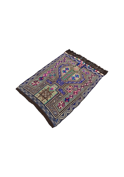 El Dokuma Sıfır Mut Kilimi 105x130 Renkli Kök Boya Kilim  Teşhir Ürün