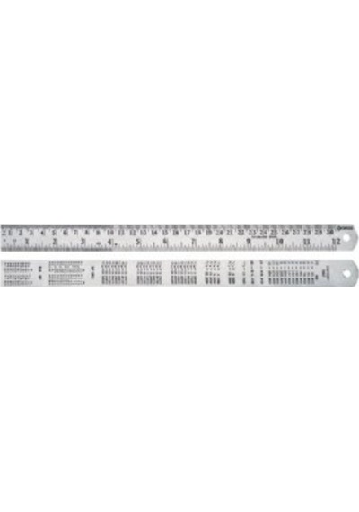 Çelik Cetvel MM/inch Sr/12 N11.22387