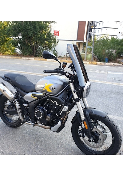 Motocam Voge Acx 525 Ön Cam 2023-2026 Model 58cm Siyah Renkli 4mm