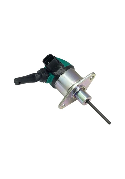 12v Stop Selenoidi Kulaklı Soketli 2 Fiş Uzun Mil Kubota-man