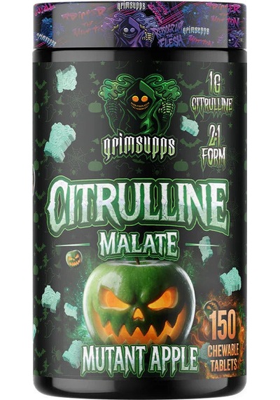 Grimsupps Citrulline Malate Mutant Apple 150 Chews Karışık