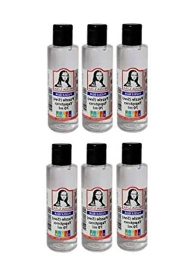 6 Adet 70 Ml Monalisa Puzzle Sıvı Yapıştırıcı, Nontoxic Ve Güvenli