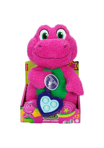Fisher Price Barney Duyusal Peluş 32 Cm Hyg89