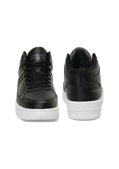 Kinetix Lowner Pu Hı 5pr Siyah Erkek High Sneaker Siyah-k Grı