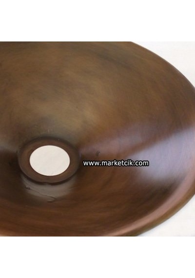 Dekoratif Eskitme Metal Abajur Aplik Rustik Ampul Şapkası 22 Cm