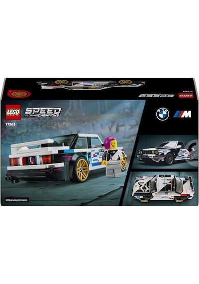 LEGO® Speed Champions BMW M3 (E30) 77263 - 9 Yaş ve Üzeri Çocuklar için 1 Minifigür İçeren Yaratıcı Oyuncak Yapım Seti (358 Parça)