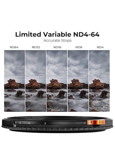 K&f Concept 82 MM Cpl + ND4-ND64 Varıable Nano-X Serisi 2 İn 1 Filtre