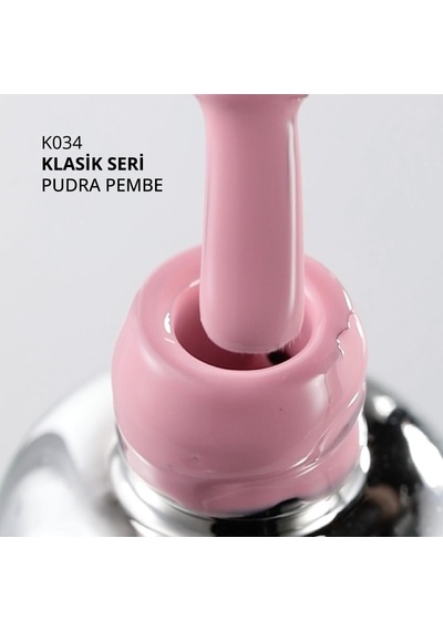 Kalıcı Oje K034, Pudra Pembe, 4 Ml Diğer