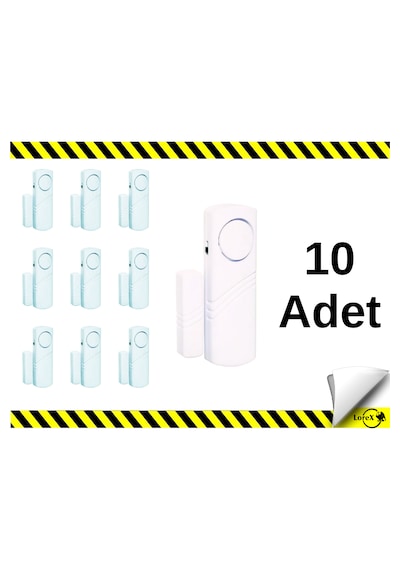 Lorex Kablosuz Alarm Sistemi Kapı Pencere Alarmı Ev Güvenlik 10