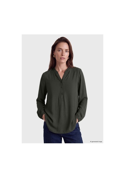 LC Waikiki Alıta Cıty Farkıyla Lcw Grace Yeşil Düz Kaçık Yaka Uzun Kollu Kadın Bluz Yesil - 929701468 Yesil LC Waikiki Alıta Cıty Farkıyla Lcw Grace Yeşil Düz Kaçık Yaka Uzun Kollu Kadın Bluz Yesil - 929701468 Yesil